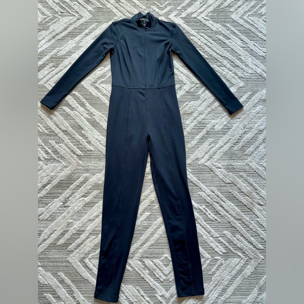 JLUXLABELBlack Long Sleeve Jumpsuit